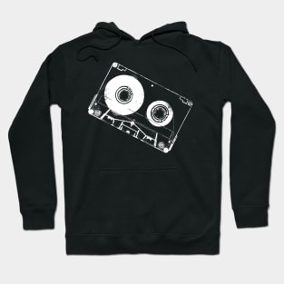 Vintage music audio cassette  tape Hoodie